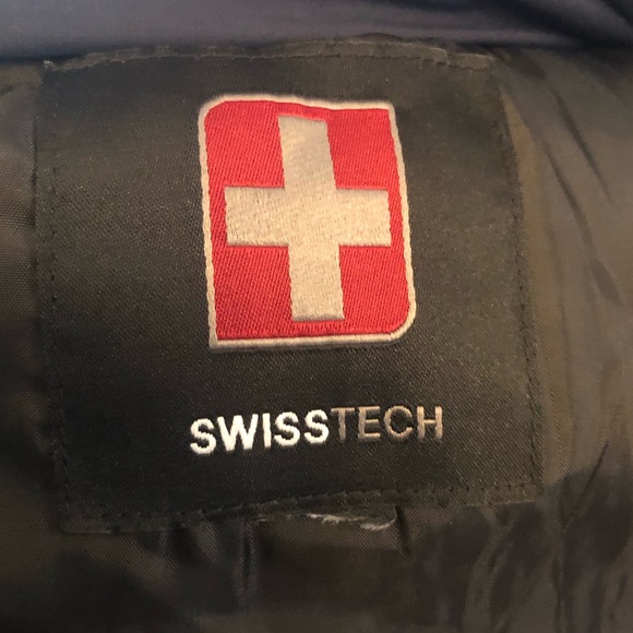 Swiss Tech Navy Blue Puffer Jacket size XL - Picture 5 of 9